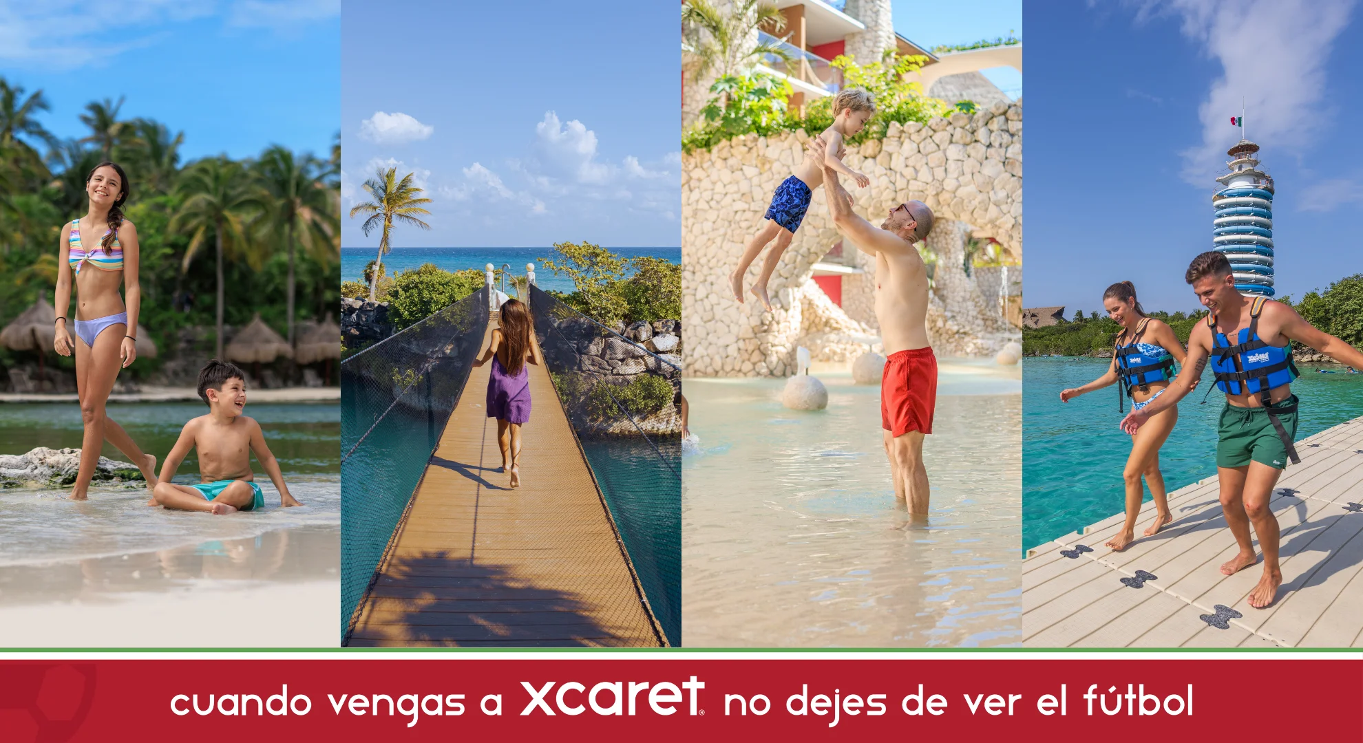 Cuando Vengas a Xcaret, No Dejes de Ver el Fútbol | Transmisiones en Vivo de Partidos de Fútbol