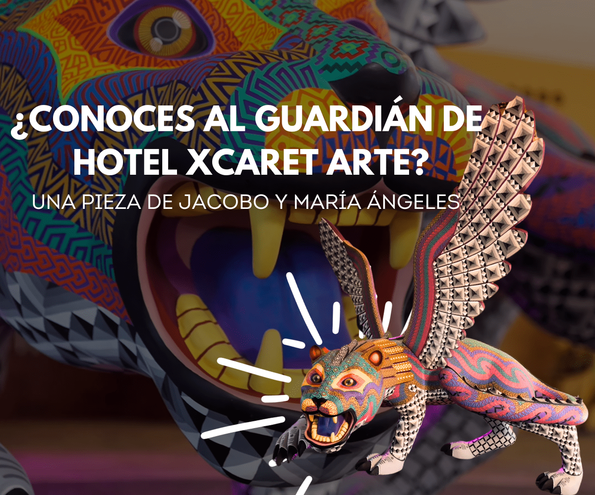 Un guardián que observa en silencio: Arte zapoteco en Hotel Xcaret Arte 