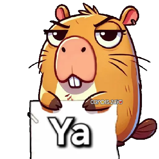stickers_Capibara_enojado_🦫💢😡