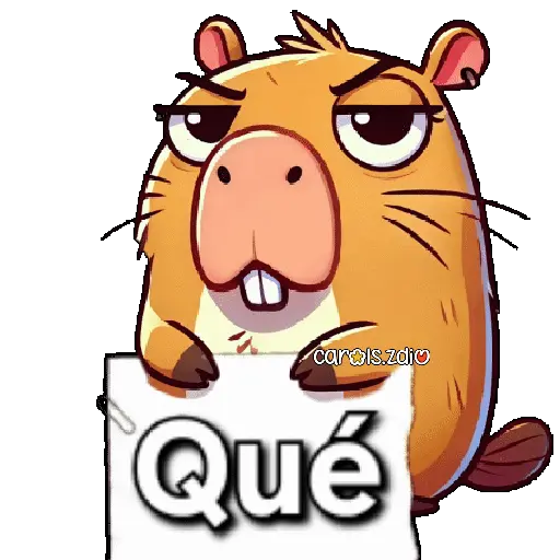 stickers_Capibara_enojado_🦫💢😡