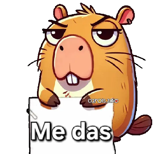 stickers_Capibara_enojado_🦫💢😡