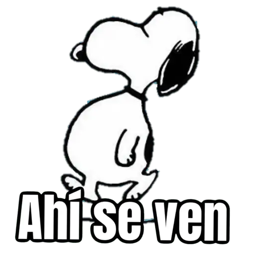 stickers_Memes_-_Snoopy_grosero_🤣