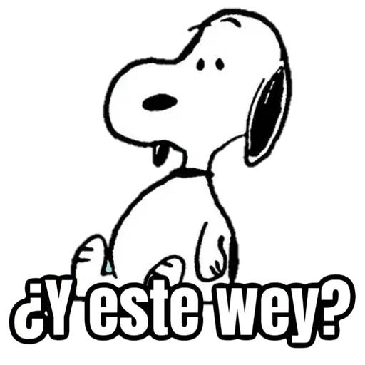 stickers_Memes_-_Snoopy_grosero_🤣