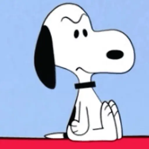 stickers_😠🫐_SNOOPY_Enojado_🫐😠