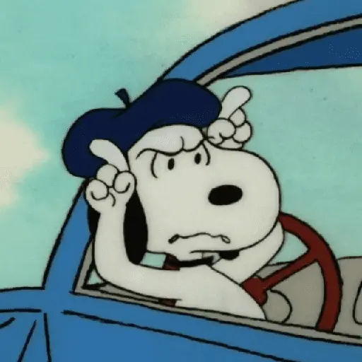 stickers_😠🫐_SNOOPY_Enojado_🫐😠