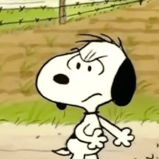 stickers_😠🫐_SNOOPY_Enojado_🫐😠