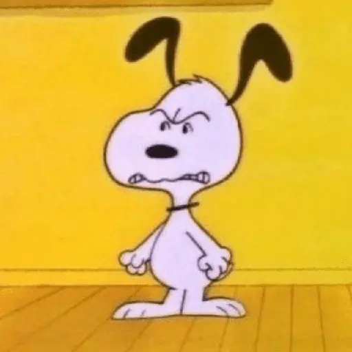 stickers_😠🫐_SNOOPY_Enojado_🫐😠