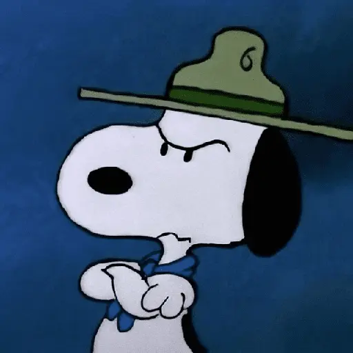 stickers_😠🫐_SNOOPY_Enojado_🫐😠