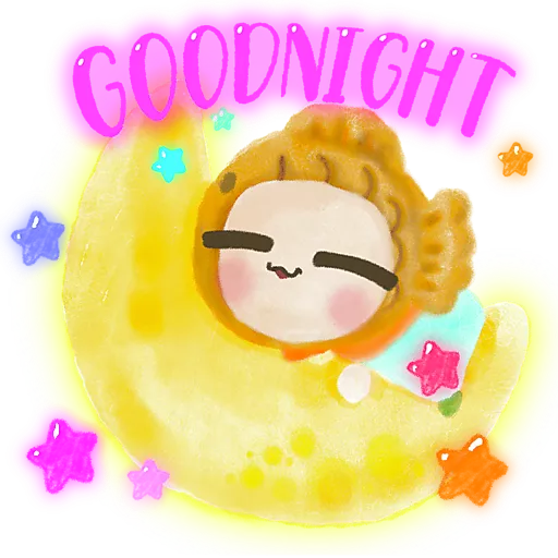 stickers_第一塊鯛魚燒。hello