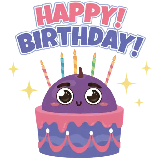 stickers_提子五歲生日sticker