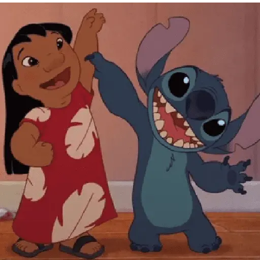 stickers_Lilo_&_Stitch_(● ̄(エ) ̄●)