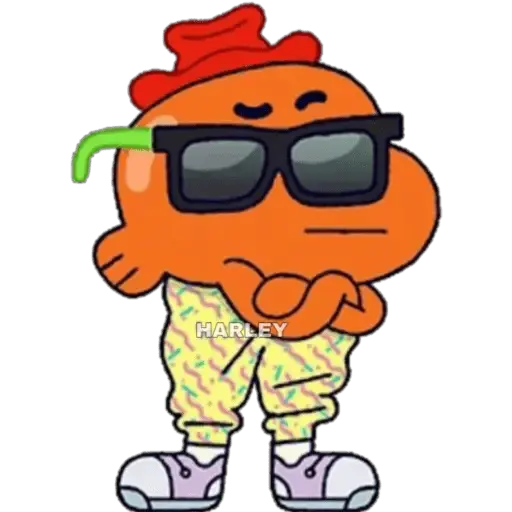 stickers_🧡Mundo_de_Gumball_-_Darwin🧡