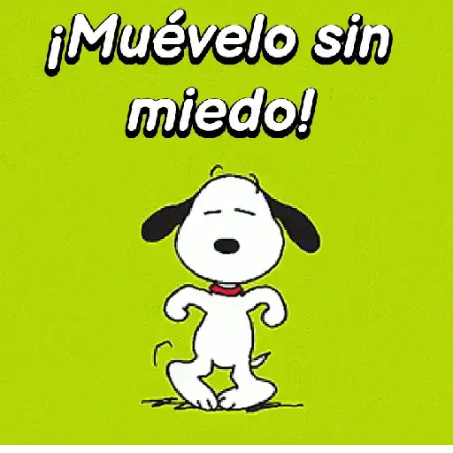 stickers_Menéalo,Muévelo_Snoopy🕺🏼💃🏼🎶
