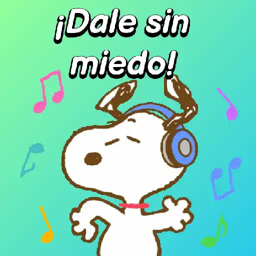 stickers_Menéalo,Muévelo_Snoopy🕺🏼💃🏼🎶