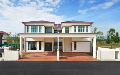 Double Semi detached walking distance to school and near to batu kawan
