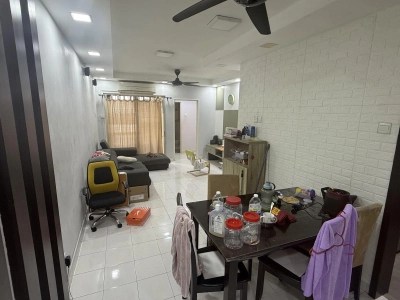 SRI EHSAN APARTMENT KEPONG, Actual, Freehold, RENOVATED, Low BOOKING