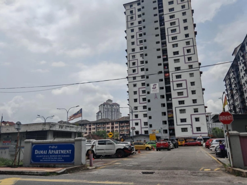 Damai Apartment @ Bandar Sunway, PJS 8, Petaling Jaya - near LRT -Sale below bank value Rm30k