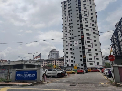Damai Apartment @ Bandar Sunway, PJS 8, Petaling Jaya - near LRT -Sale below bank value Rm30k