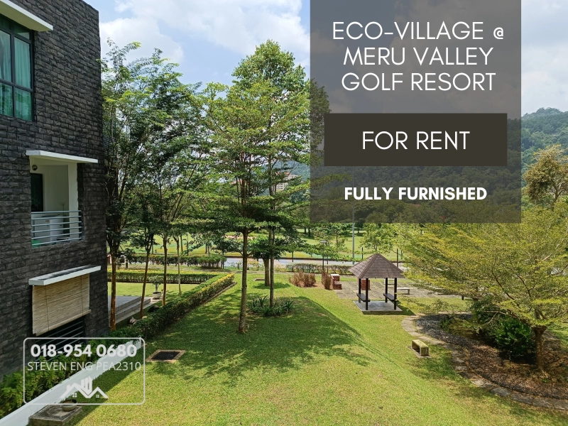 Beautiful Town House @ Eco Village Meru Valley Golf Resort, Ipoh