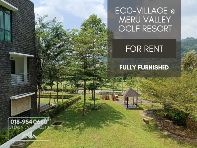 Beautiful Town House @ Eco Village Meru Valley Golf Resort, Ipoh
