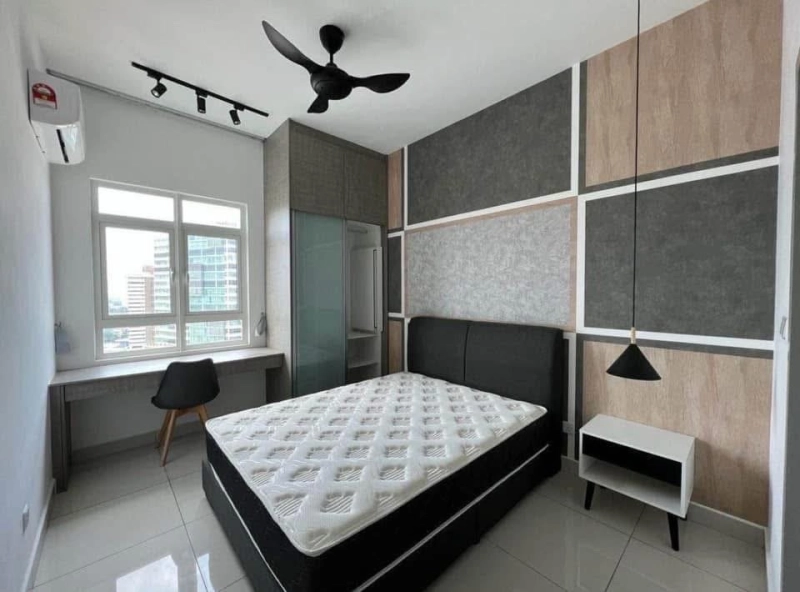 Fully furnished studio unit for rent in Damaipuri Condominium