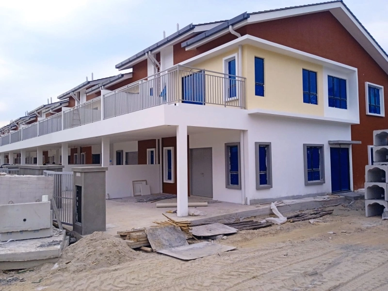 Rumah Baru Design Moden 2 Tingkat Teres Di Jalan Merpati, Telok Panglima Garang