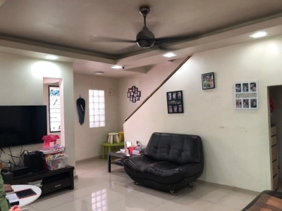 3 STOREY TAMAN BUKIT PERMATA GOMBAK, Actual, CORNER LOT, Fully Extend