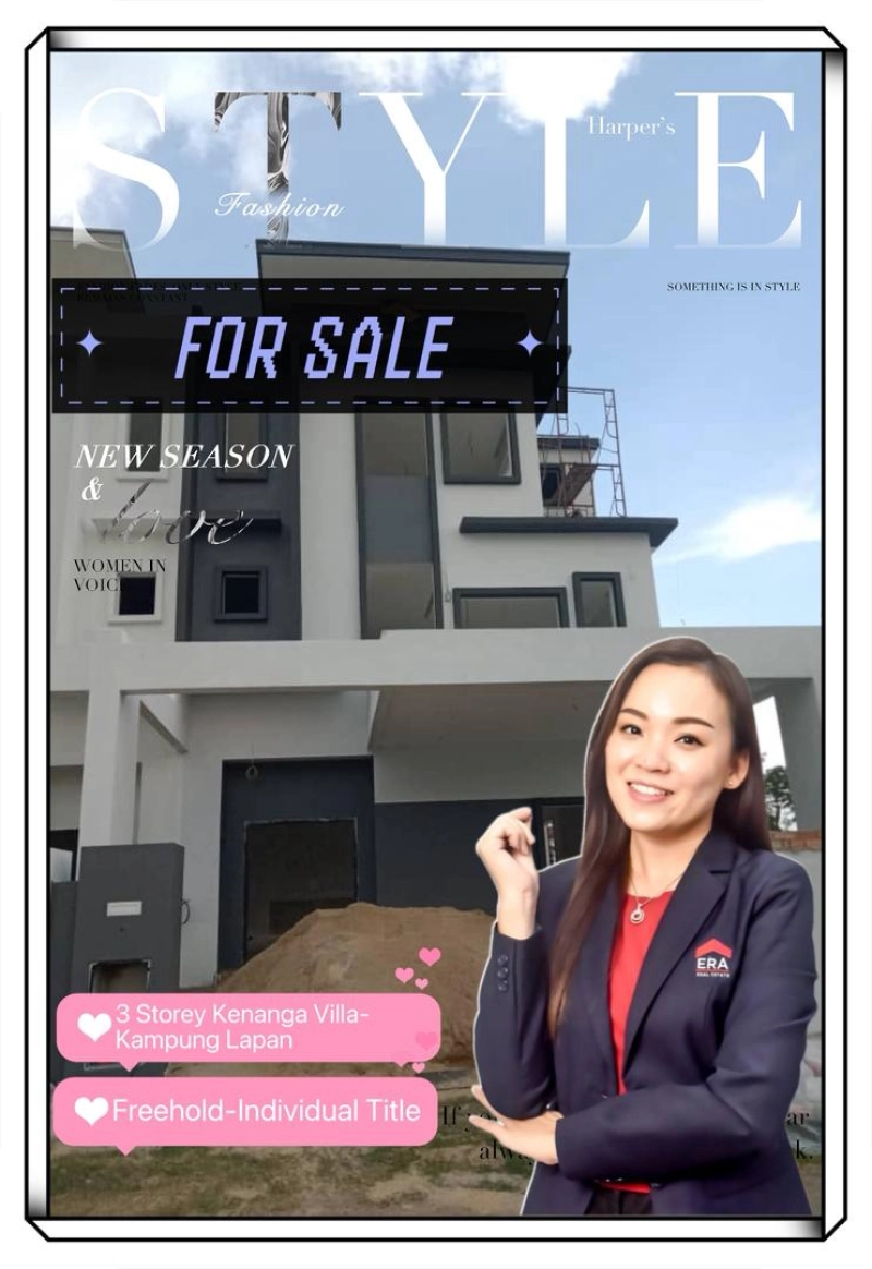 Kenanga Villa 3 Storey Bungalow @ Kampung Lapan