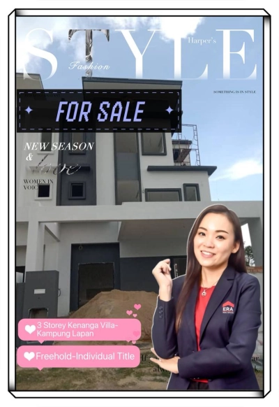 Kenanga Villa 3 Storey Bungalow @ Kampung Lapan