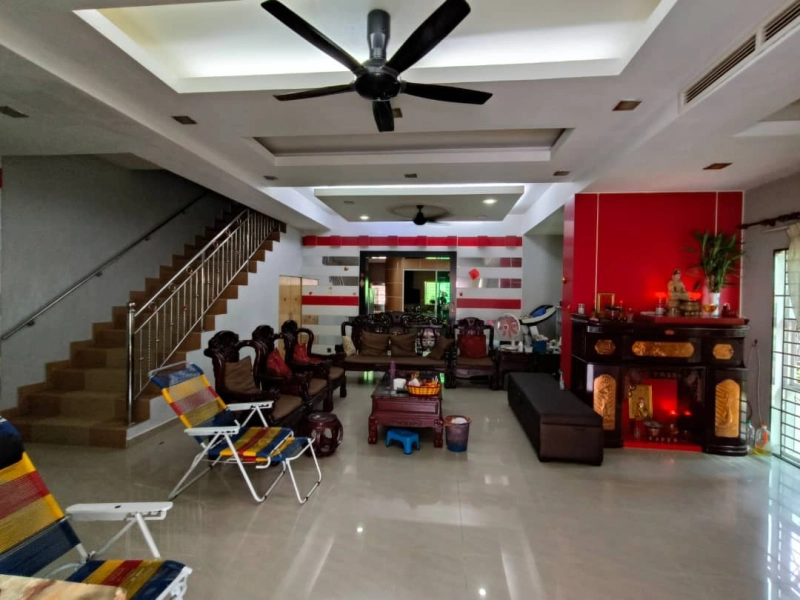 2 Storey TAMAN PRIMA IMPIAN Segambut, Actual, END LOT, FULLY Renovated, Low Booking
