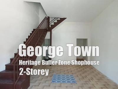 Lebuh Campbell 2-Storey Heritage Shophouse for Rent | Georgetown