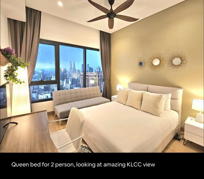 Panoramic 2BR suite with Gorgeous KLCC View & pool