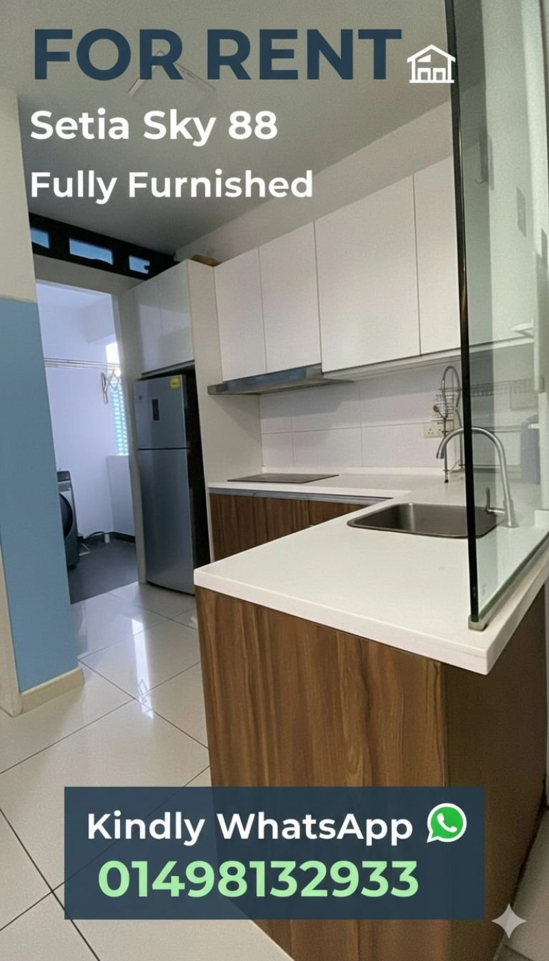Setia Sky 88: Fully Furnished Luxury 2-Bed Suites