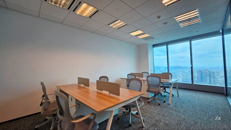 TRX THE EXCHANGE 106 FULL SERVICE OFFICE FOR RENT WITH FACILITIES LIKE GOLF STIMULATOR, VIP WAITING ROOM, TEA ROOM, BOARD ROOM , MEETING ROOM, PANTRY