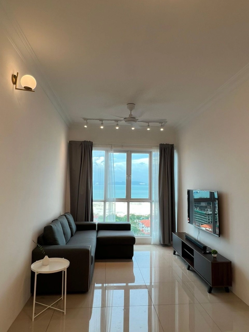 The Zen Bayan Lepas Seaview Furnished & Renovated 2 Car Park Qb Mall