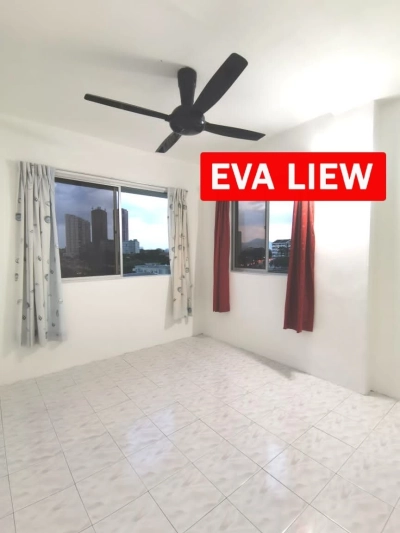 Taman Kristal Tanjung Tokong Bare unit Low floor for rent