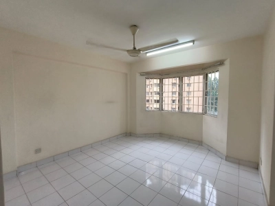 AMAN DUA APARTMENT KEPONG, Actual, Freehold, CORNER Lot, 100%Full Loan