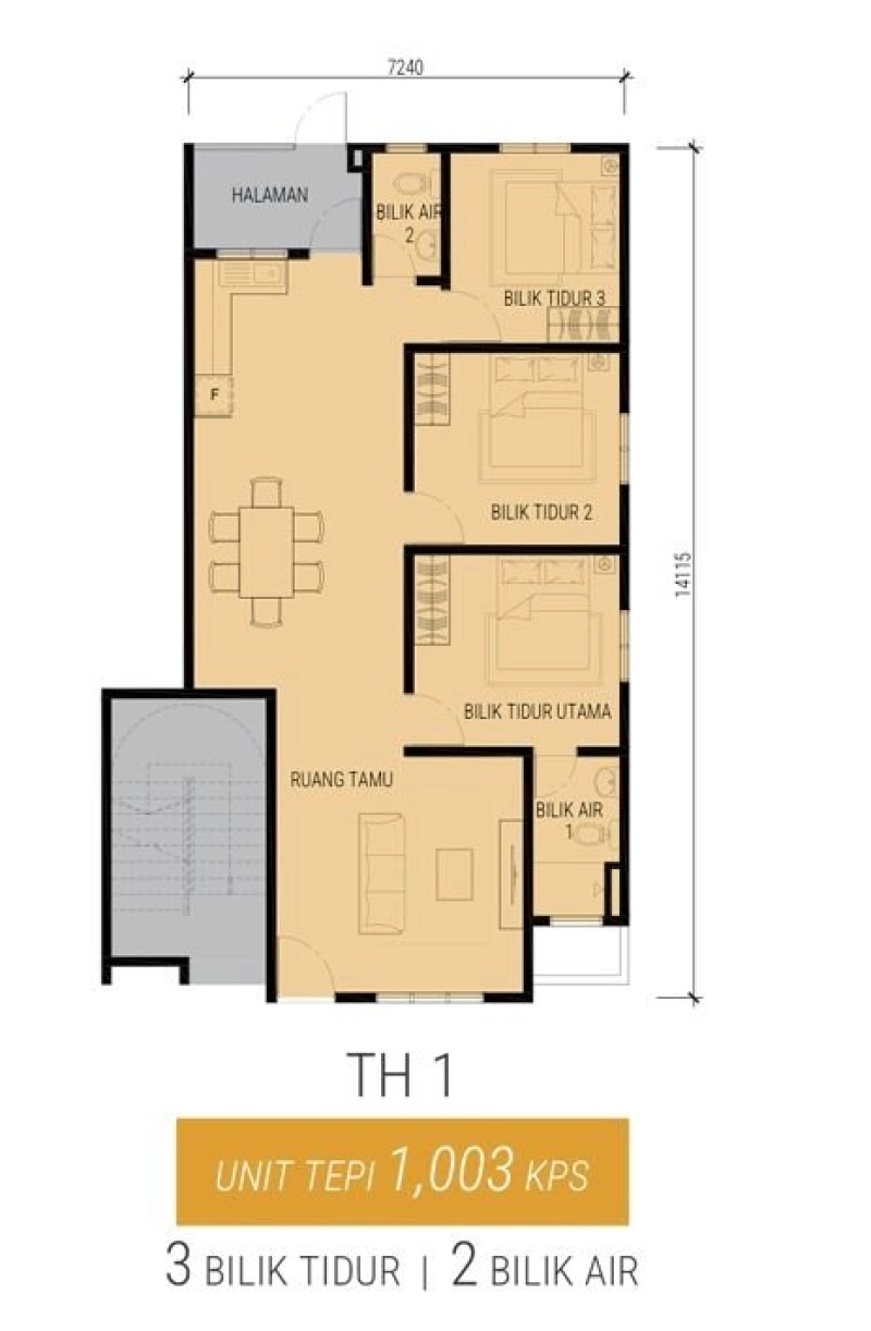 Freehold Pangsapuri Selangor Ku @ Taman Jenderam Damai, Jenderam Hilir Dengkil