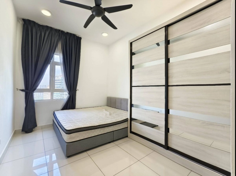 Master bedroom with private bathroom