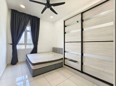 Master bedroom with private bathroom