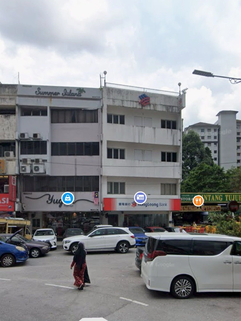 4 Storey Shop Lot JALAN KENANGA @ PUDU, Actual, Freehold, Facing ROAD