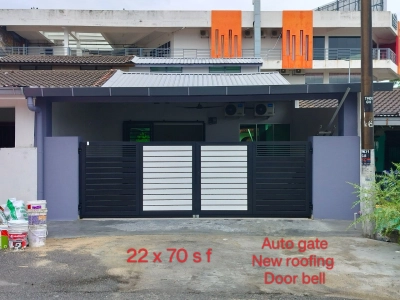 Single storey terex house 22 x 70 in Taman Marida Senawang