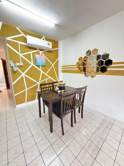 PERMAI APARTMENT Damansara Damai, Actual, LEVEL 1, END LOT, 100%Loan