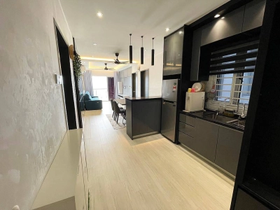 Renovated Residensi Kepongmas, Kepong Kuala Lumpur Facing KL view