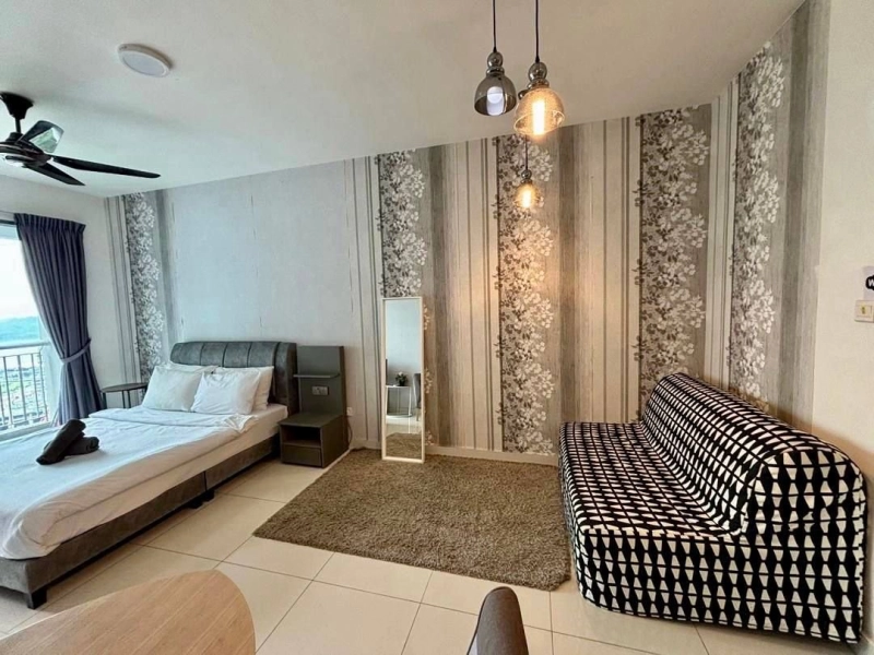 Fully Furnished High-Level Studio in Puteri Harbour