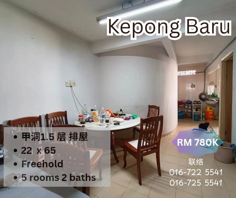 Kepong Baru - 1.5sty House