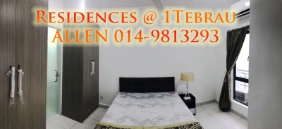 Residences @ 1 Tebrau High Floor & Windy! Fully Furnished