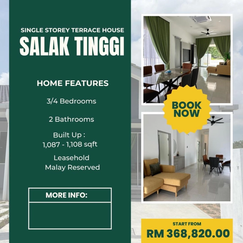 Salak Tinggi Rumah Baru Taman Desa Karisma