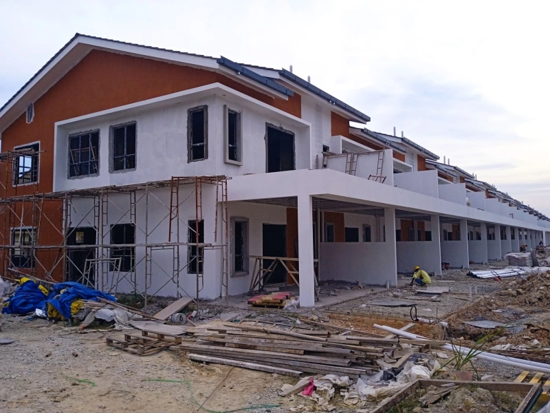Rumah Baru Design Moden 2 Tingkat Teres Di Jalan Merpati, Telok Panglima Garang