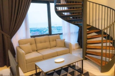 Furnished & Free Legal Fees The Apple Suite Residence in Melaka For Sale